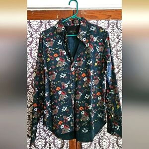 Rag and Bone floral print button up